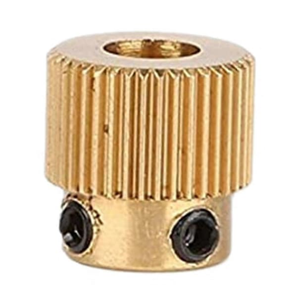 6 stk. robuste 3D-printerdele Driver 26-tands gear Messingekstruderhjulgear til printer -10 -10S S4.pa