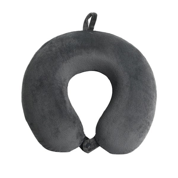 Resepill - Nackkudde i Memory Foam, Lyxig Kompakt & Lätt Snabbpackning för Camping, Sovkudde (Grå)
