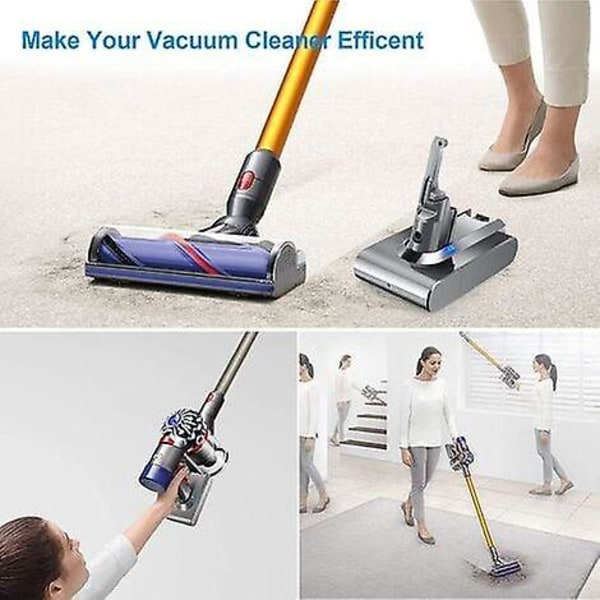 YSDSY Batteri för Dyson V8 Absolute Sladdlös Dammsugare V8 Animal V8 Fluffy SV10 4000mAh 21.6V