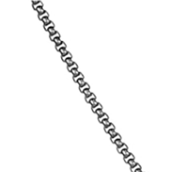 Suorakulmio baaririipus kaulakoru titaani teräs musta tyylikäs baaririipus miehelle villapaitatarvike