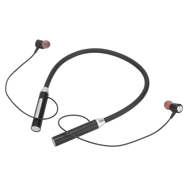 Halsbandshörlurar Trådlösa Bluetooth 5.2 IPX5 vattentäta stereo Ergonomiska förstärkta bas Magnetiska hörlurar för halsband Svart