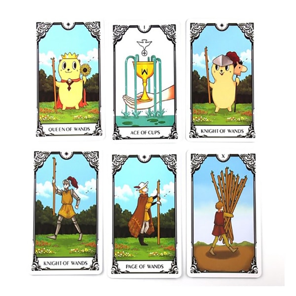 Engelska Tarotkort Brädspelskort Tarot Runekort för festunderhållning Kortspel SB38