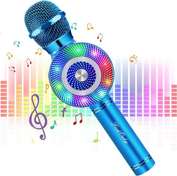 Karaokemikrofoni, Bluetooth-mikrofoni (sininen)