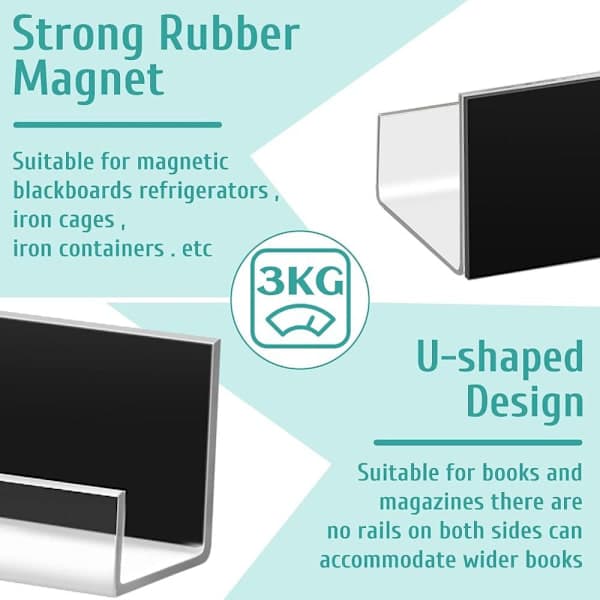 Whiteboard Magnetisk bokhylle Bokhylle VIT Hvit