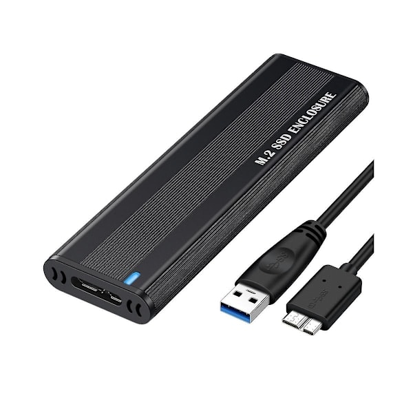 Paris_M2 SSD-kabinett NGFF 5 Gbps SATA-protokoll M.2 til USB 3.1 Gen1 SSD-adapter for NGFF SATA SSD-diskbox M.2