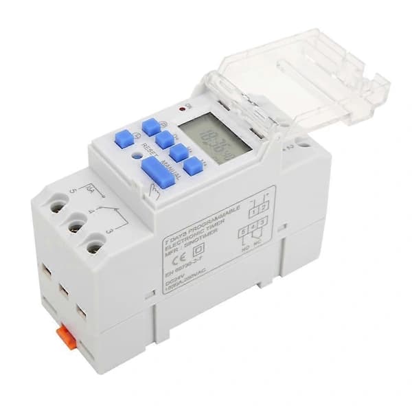 TM919A-3 24V DC 16A LCD 7-dagers programmerbar digital tidsbryter