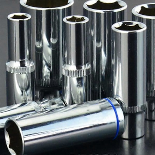 Uusi ammattimainen 8-osainen 3/8 tuuman vääntiön syvä hylsysarja, metrinen, 10 mm - 19 mm.pa