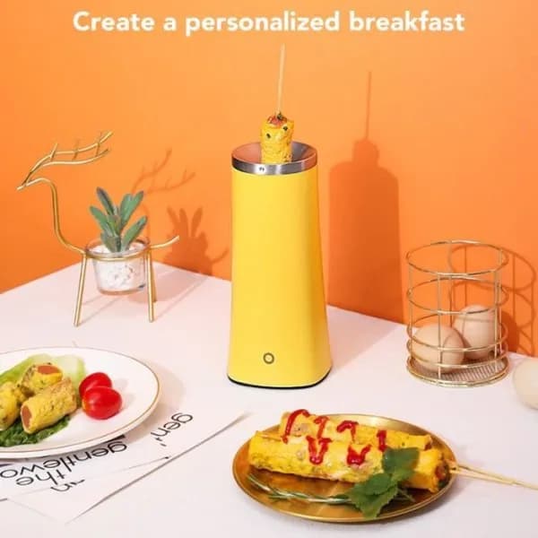 HURRISE Egg Sausage Roll Cooker Elektrisk eggrollmaskin Mini Fast Egg Roller Cooker Egg