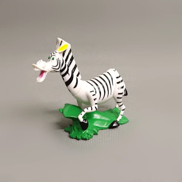 4 st/set Madagaskar Djur Lejon Zebra Giraff Samling Actionleksaker Modelldockor Anime Figur Barn Present A