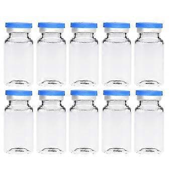20 st Klara Flaskor Hållbara 10 ml Headspace-flaskor Glasflaskor För Kosmetisk Vetenskap
