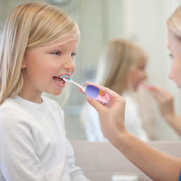 Manuell tandborste för navetta Extra mjuk borsttandborste för toddler violetti