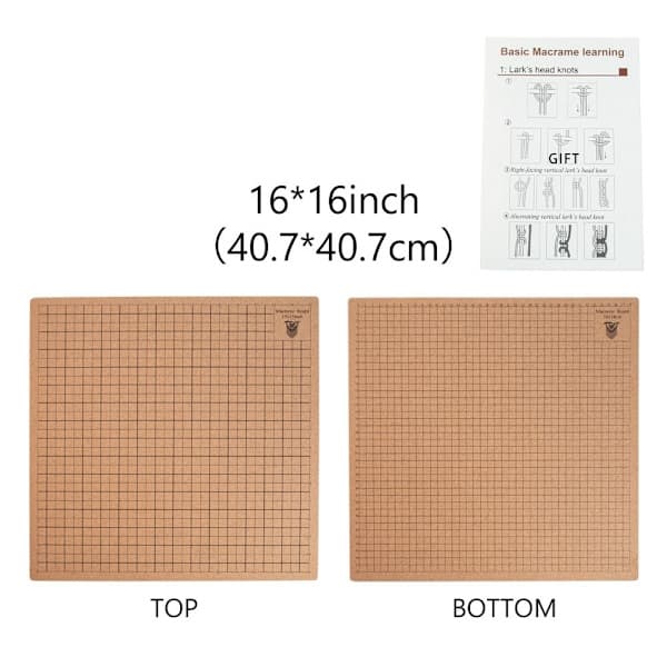 Macrame-matto punottu köysityyny L L L