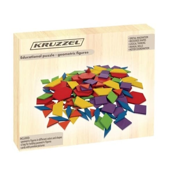 Tangram Pussel / Kognitiv Leksak för Barn - Pedagogisk—pa