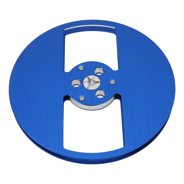 1/4 7 tommer tom spole aluminiumslegering 2 hulls åpningsmaskin del tape oppsamlingssnelle for TEAC Blue