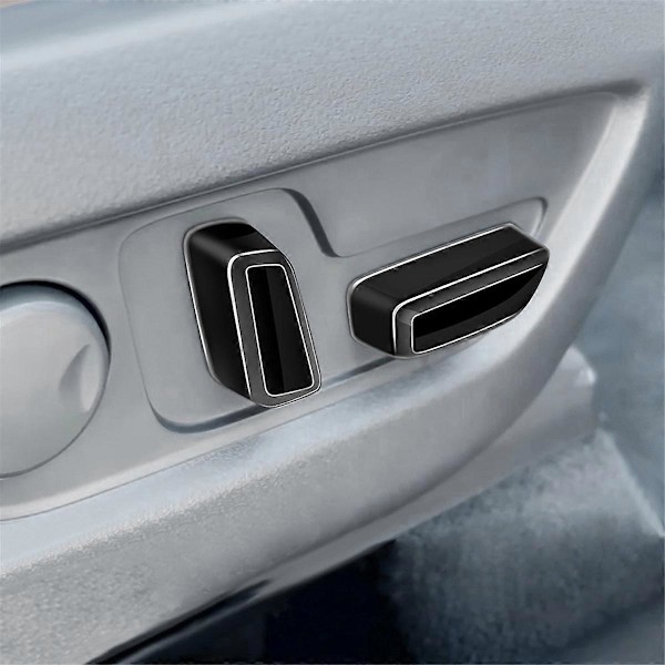 För -60 2022 2023 RHD Huvudförarsäte Justeringsknapp Trim Ram Interiör Trim Tillbehör Glans.pa