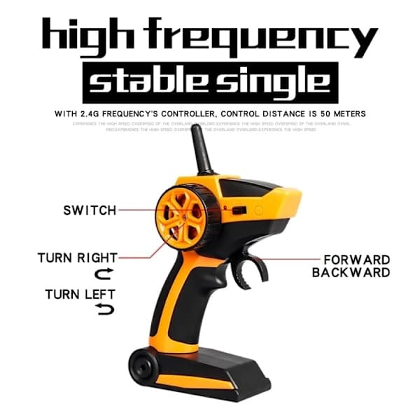 Radiostyrd Off-Road Bil / Crawler - Orange Orange