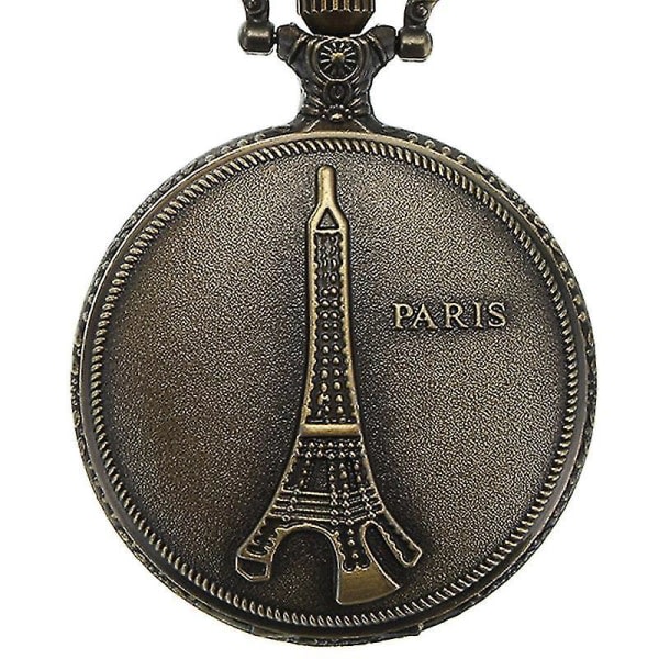 Vintage Eiffeltorn mönster kedja Retro watch
