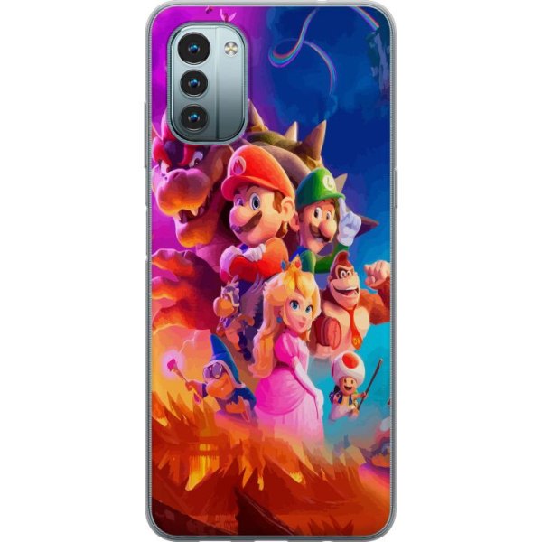 Nokia G11 läpinäkyvä kuori Super Mario Bros