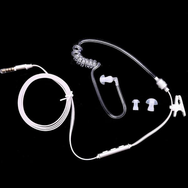2X Professionelt Sikkerheds Headset Ørestykke til Android Enheder.pa