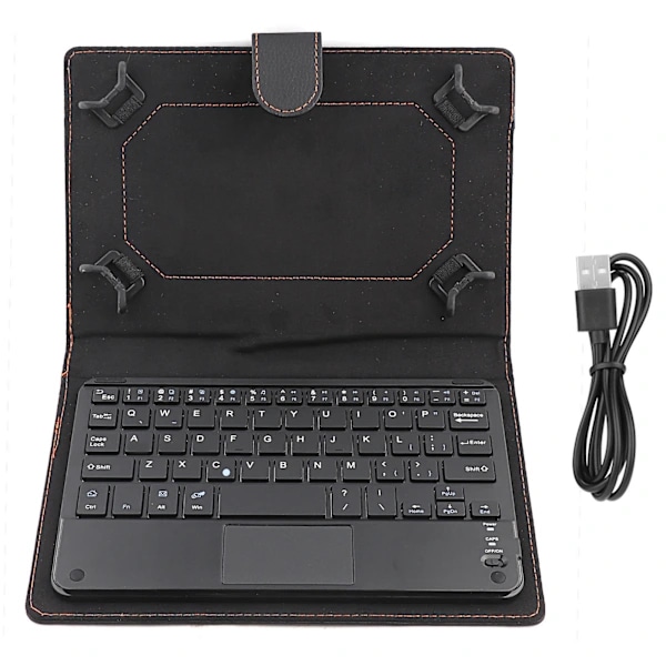 7/8 inch 75-Hour Wireless Keyboard with Touchpad and Protective Case for Android/iOS/Windows