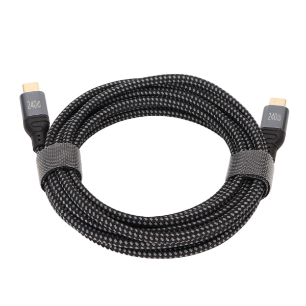 USB C til USB C-kabel hann til hann PD240W 9,8 fot lang PD3.1 E Mark Chip Type C Ladekabel for nettbrett