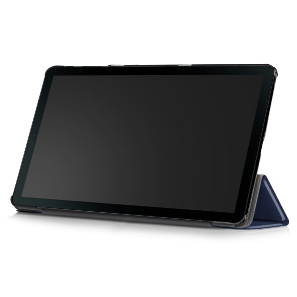 För Samsung Galaxy Tab A 10.1 (2019) SM-T510 Gylint Tab A 10.1 (2019) cover, Tri-Fold Stand Slim och Lätt cover; SM-T515 Mörkblå