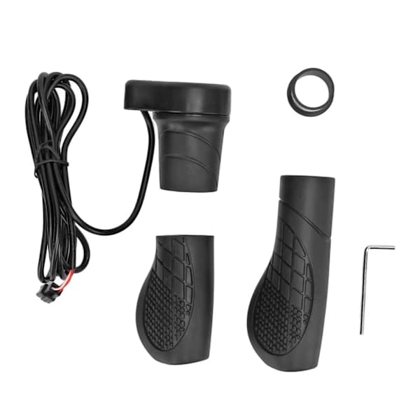 Sensitive Control E-Bike Left Half Twist Throttle, Stable and Quick Responsive Speed Control, Electric 76X Half Twist Throttle, 22.2mm Handlebar