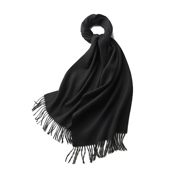 1/2/3 Unisex Halskæde med Frynser Varmt og Hyggeligt Rørhalskæde til Sort black 1Set