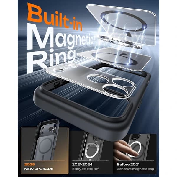 iPhone 17 Pro Max Deksel med Kamerabeskyttelse & MagSafe-kompatibel