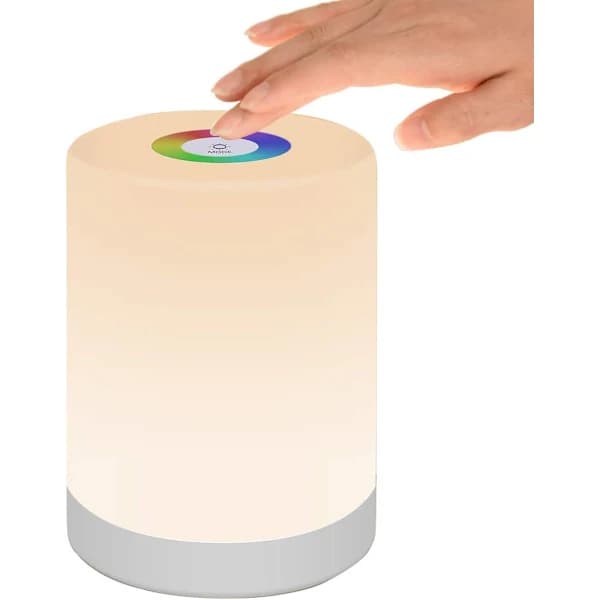 Sengelampe Touch-dæmpbar LED Smart Natlampe USB