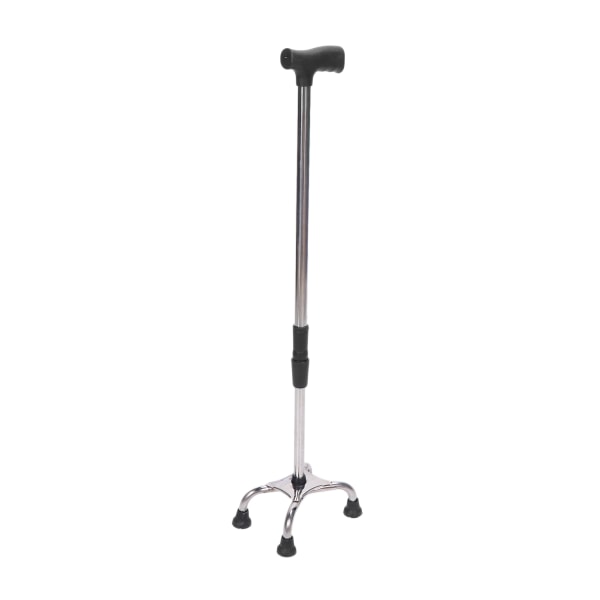 Säädettävä kävelykeppi 4-pohjaisella liukumista estävällä teräsputkella, joustava kävelykeppiavustaja senioreille vammaisille