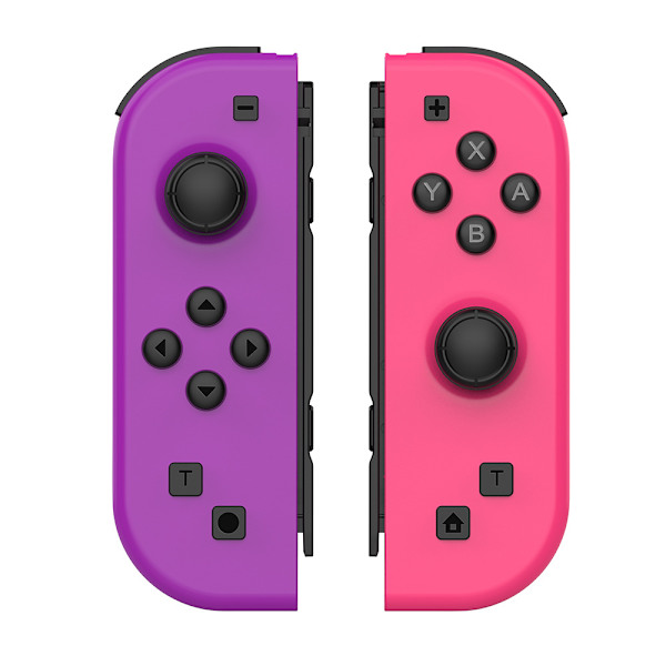 NS med fjernvekkingsfunksjon venstre og høyre håndtak joycon liten håndtak NS vert håndtak SWITCH Bluetooth håndtak Purple+Pink