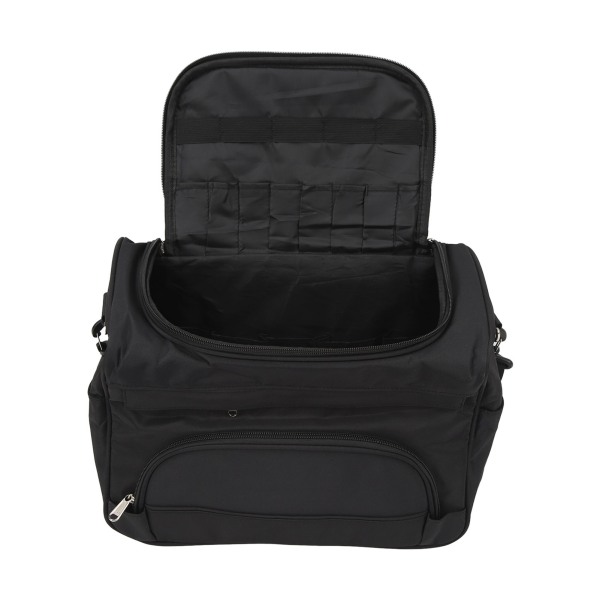 Multifunktions opbevaringstaske med lynlås med stor kapacitet Makeup-taske med skulderrem