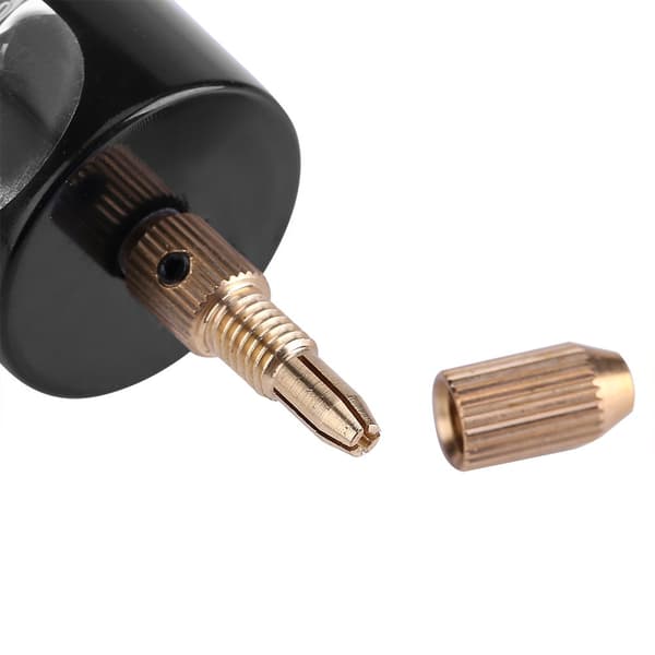 Mini bærbar elektrisk drill USB liten chuck verktøy med 3 bits