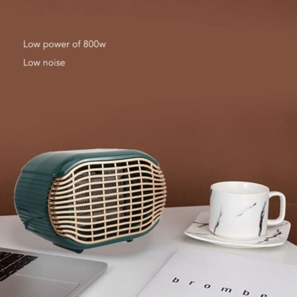 Mini lämmitin 800W PTC keraaminen lämmitin sähköinen hiljainen pöytälämmitin koti- ja toimistokäyttöön.pa