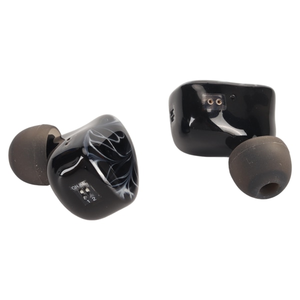 Doble dynamiske drivere ørepropper 0,78 mm 2-pins grensesnitt Manuell innstilling DD og BA IEM HiFi stereo ørepropper