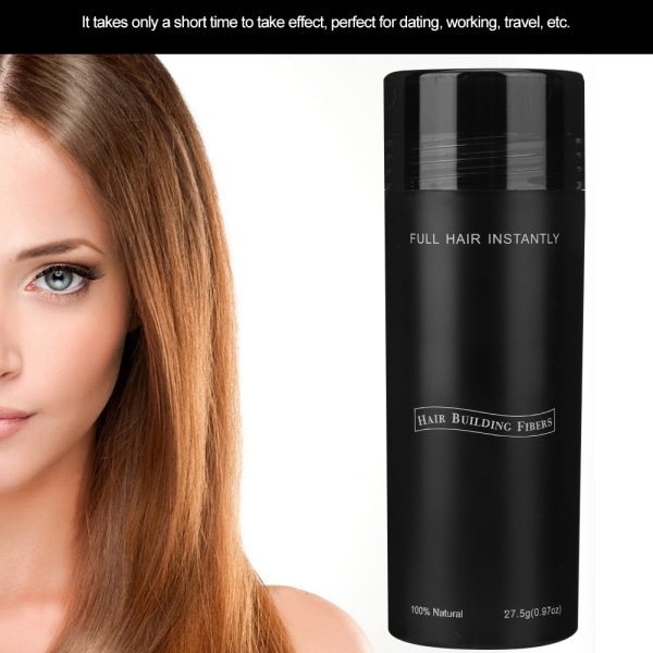 27,5 g Unisex Professional Hair Building Fiber -hiustenlähtöliuos hiusten sakeuttaja vaalea kultainen