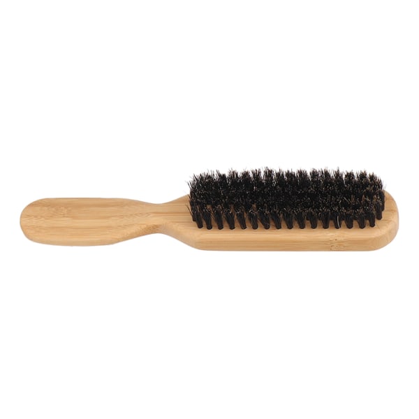 Barberbørste Bambushåndtak Herre Skjegg Myk børstekam Styling Rengjøringsverktøy for frisørsalong L