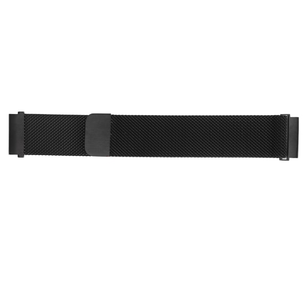 Magnetisk klockrem i rostfritt stål, snabbfrigörande hudvänlig watch som andas för Huawei GT2 Black
