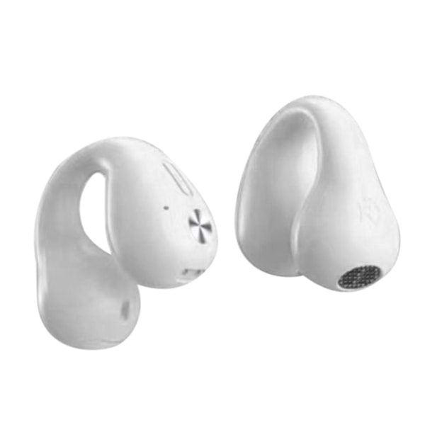 Bluetooth nappikuulokkeet Bone Conduction Open Ear Älykäs digitaalinen näyttö Ergonominen ja kevyet langattomat nappikuulokkeet Sports White