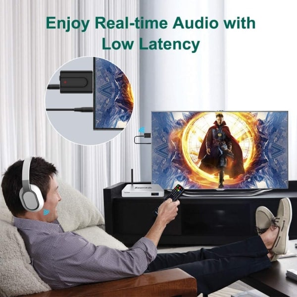 Paris_Bluetooth-adapteri televisiolle, Bluetooth 5.0 lähetin/vastaanotin 2-in-1