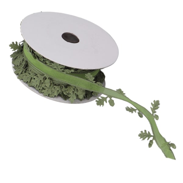 1,6 i bredde bånd gavepapir bladformet solid DIY bryllup dekorasjon bånd grønt