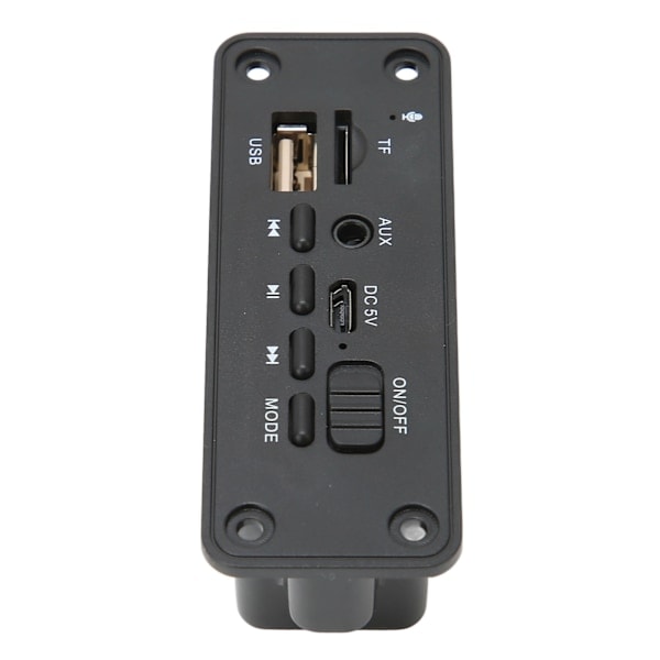 Bluetooth MP3 Dekoderkort 2 X 3W Multifunktionel Bluetooth 5.0 Modul Afspiller til MP3-afspiller Sort