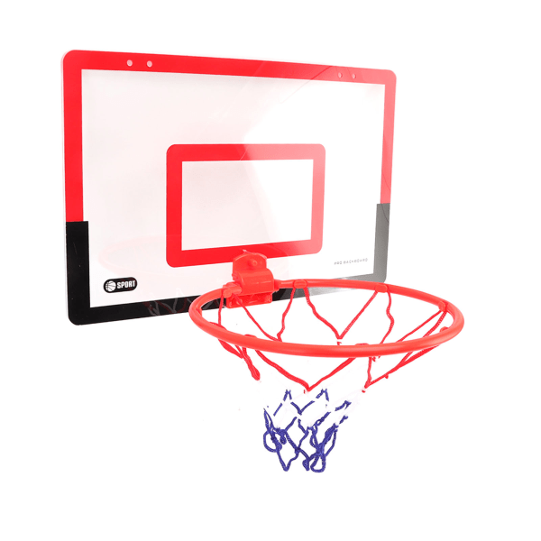Mini Basketball Bøylesett Hullfri Montering Sprett Design Rød Svart Innendørs Foreldre Barn Interaksjon Basketball leketøy