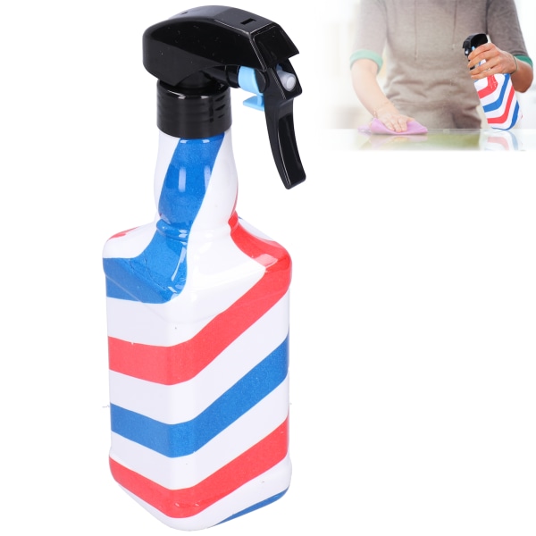Hiussuihkepullo Säädettävä uudelleentäytettävä tyhjä muovipullo hiustenleikkauskasveille #1