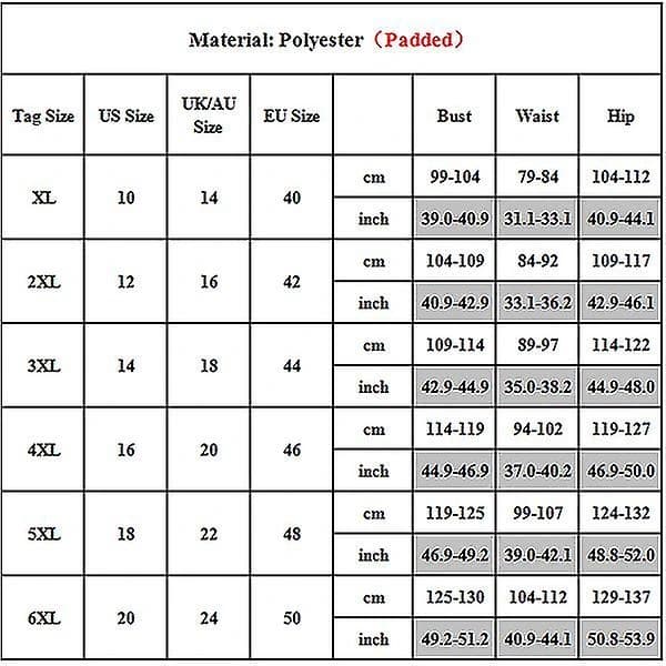 Dam Baddräkt Kjolar Badkläder Strandkläder Xl-6xl Messy Code Messy Code 3XL