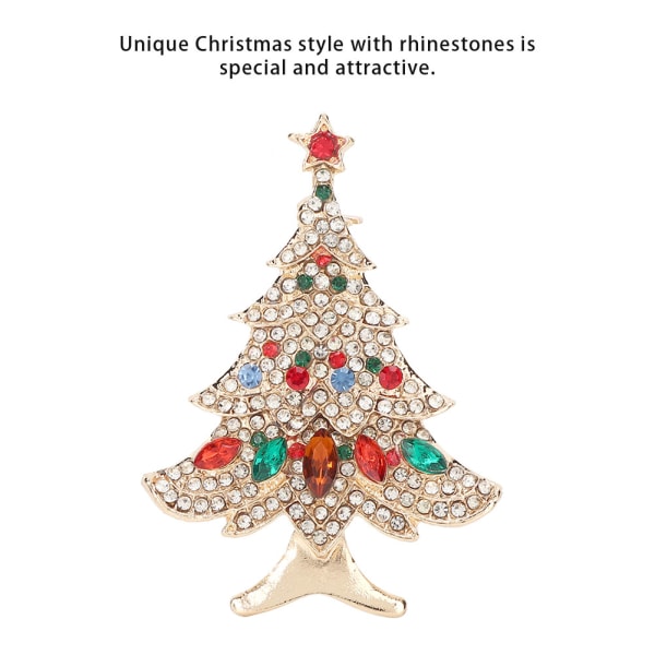 Christmas Style Fashionabla legering Elegant Strass dekoration Pin Brosch Smycken