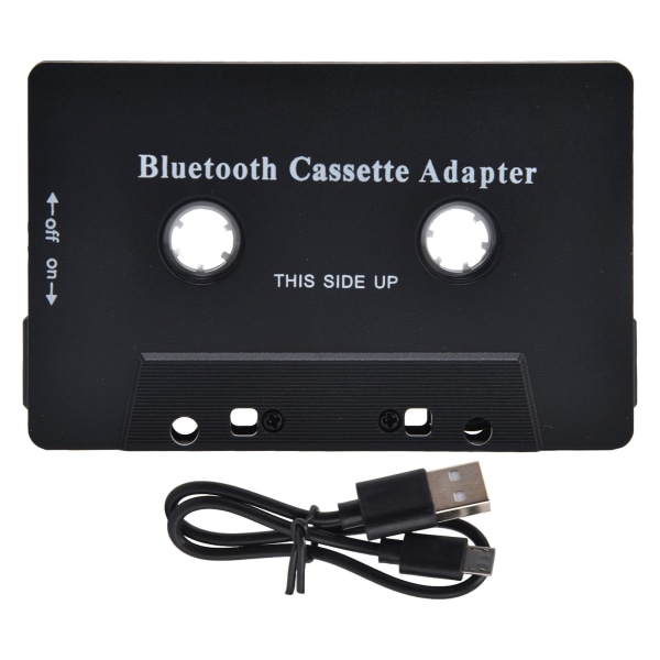 Trådløs bilkassetteafspilleradapter Bil Bluetooth-kassettemodtagerkonverter med USB-kabel