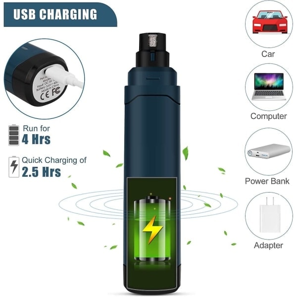 Paris Elektrisk hundklotrimmer, elektrisk klotrimmer med 2 hastigheter