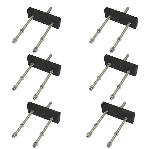 6 Pakning Skateboard Flytende Dekk Display Veggfeste Stativ Holder Henger Passer Hjemmelagring Display.pa